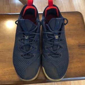 LeBron James Blue and Red basketball shoes Men’s size 12. Pet free/smoke.